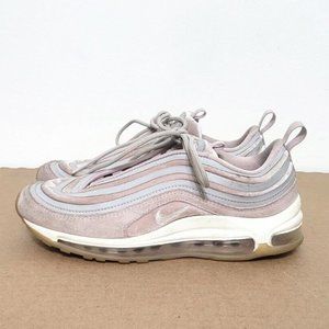 Nike Air Max 97 Ultra 17 Shoes Womens Size 7.5 Lux Vast Gray Pink Velvet Suede
